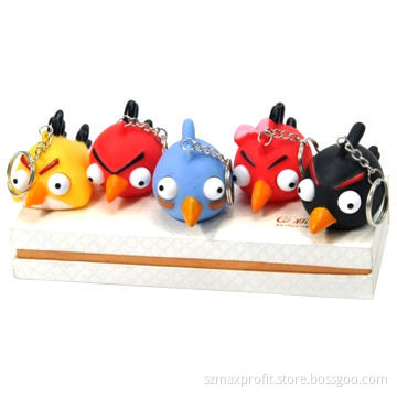 Plastic Animals Keychain Style